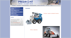 Desktop Screenshot of presmont.sk