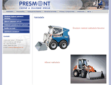Tablet Screenshot of presmont.sk